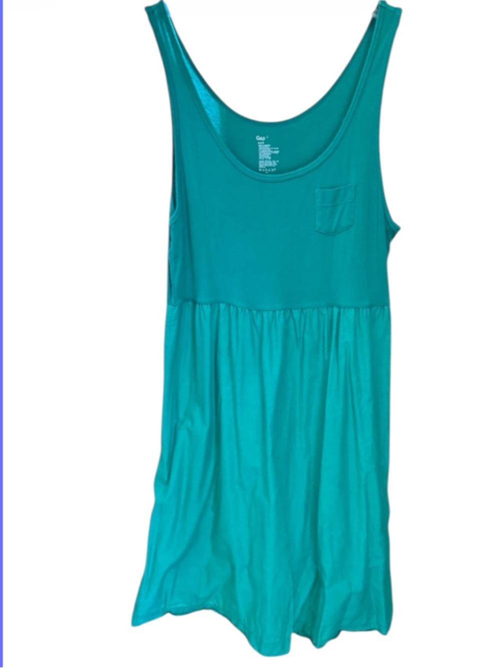 GAP VTG Tank-Style 100% Cotton Lined Summer Jersey Midi Sundress ⭐️⭐️⭐️⭐️⭐️